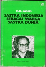 Sastra Indonesia sebagai Warga Sastra Dunia - H.B. Jassin