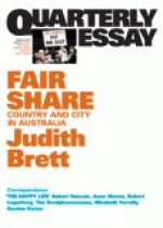 Fair Share: Country and City in Australia - Judith Brett