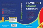 Cambridge Idioms Dictionary - Elizabeth Walter