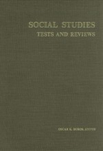 Social Science Tests and Reviews (Tests in Print (Buros)) - Buros Institute