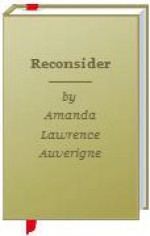 Reconsider - Amanda Lawrence Auverigne