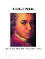 Mozart's Twelve Duets for two Flutes Sheet Music - W.A. Mozart, B.J. Szesny