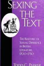 Sexing the Text - Todd Parker