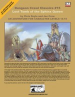 Dungeon Crawl Classics #15: Lost Tomb of the Sphinx Queen - Chris Doyle, Joe Crow