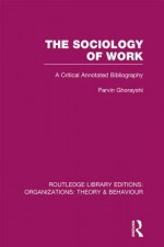 Sociology of Work (Rle: Organizations), The: A Critical Annotated Bibliography - Parvin Ghorayshi