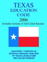 Texas Education Code 2005 - Jim O. Rogers