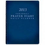 2013 Personal Prayer Diary and Daily Planner (Navy Blue) - Ywam Publishing