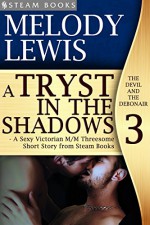 A Tryst in the Shadows - A Sexy Victorian M/M Threesome Short Story from Steam Books (The Devil and the Debonair Book 3) - Melody Lewis, Steam Books