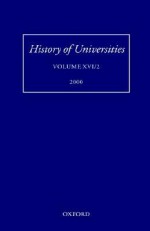 History of Universities Volume XVI (2) - Mordechai Feingold