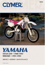 Yamaha Yz125-250, 1988-1993/Wr250z, 1991-1993: Service, Repair, Maintenance - Clymer Publishing