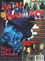 Metal Maniacs October 2000 King Diamond, Mayhem, Borknagar, W.A.S.P., Fates Warnig - Mike G., Jeff Wagner