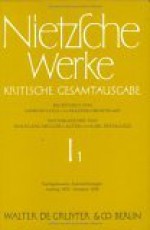 Nietzche Werke: Kritische Gesamtausgabe (Nachgelassene Aufzeichnungen : Anfang 1852-Sommer 1858) - Mazzino Montinari, Johann Figl, Gerald Hodl