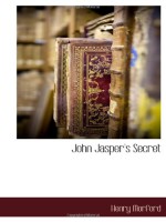 John Jasper's Secret - Henry Morford