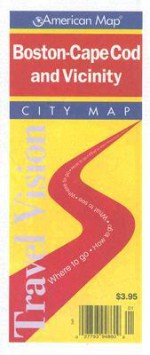 Boston-Cape Cod & Vicinity: Central Boston Street Map & Visitors Guide (Travelvision City Maps) - American Map Corporation