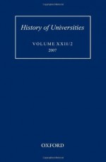 History of Universities: Volume XXII/2: 22-2 - Mordechai Feingold