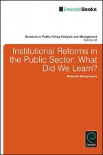 Institutional Reforms in the Public Sector: What Did We Learn? - Julian Go