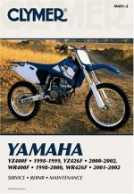 Clymer Yamaha YZ400F 1998-1999, YZ426F 2000-2002, WR400F 1998-2000 & WR426F 2001-2002 - Jay Bogart