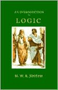 An Introduction to Logic - H. W. B. Joseph