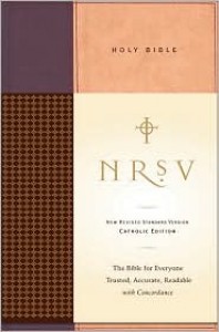 Holy Bible: NRSV Standard Catholic Ed Bible Anglicized (Tan/Red) - Anonymous