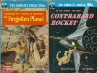 The Forgotten Planet / Contraband Rocket (Ace Double, D-146) - Murray Leinster, Lee Correy