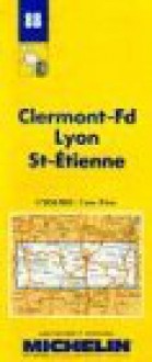 Michelin Clermont-Ferrand/Lyon/St. Etienne, France Map No. 88 (Michelin Maps & Atlases) - Michelin Travel Publications