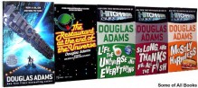 Hitchhiker's Guide to the Galaxy (The Complete 5-Book Douglas Adam's Set (1. The Hitch-Hikers Guide to the Galaxy; 2. The Restaurant at the End of the Universe; 3. Life, the Universe and Everything; 4. So Long, and Thanks for All the Fish; 5. Mostly Harml - Douglas Adams