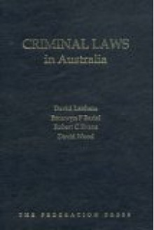 Criminal Laws In Australia - David Lanham, Robert C. Evans