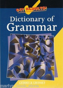 Dictionary of grammar - praca zbiorowa