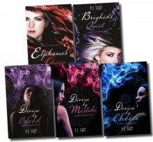 A Goddess of Partholon Collection 5 Books Set P C Cast Divine Pack (Elphame's Choice Brighid's Quest Divine by Blood Divine by Choice Divine by Mistake) - P C Cast