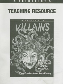 Boldprint Teachers Guide Gr 5 Villains - Steck-Vaughn Company, Miriam Bardswich