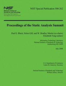 Proceedings of the Static Analysis Summit - National Institute of Standards and Tech