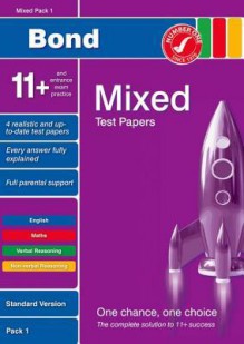 Bond 11+ Test Papers: Mixed Pack 1: Standard (Bond Assessment Papers) - Andrew Baines