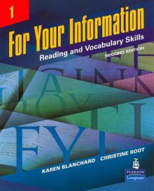 For Your Information: Reading and Vocabulary Skills, DVD (Levels 1 and 2) - Karen Blanchard, Christine Root