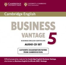 Cambridge English Business 5 Vantage Audio CDs (2) - Cambridge ESOL