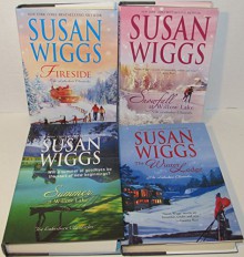 Author Susan Wiggs Four Book Bundle Collection Set The Lakeshore Chronicles Includes: The Winter Lodge - Snowfall at Willow Lake - Fireside - Summer at Willow Lake - N/A