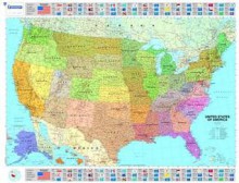 Michelin Usa Political Map (Michelin Wall Maps) - Michelin Travel Publications