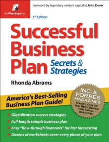 The Successful Business Plan: Secrets & Strategies - Rhonda Abrams, Andrew Anker, Eugene Kleiner