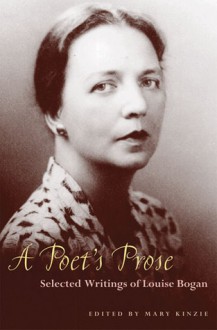 Poets Prose: Selected Writings Of Louise Bogan - Louise Bogan, Mary Kinzie