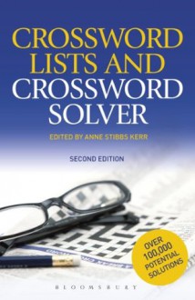 Crossword Lists & Crossword Solver - Anne Stibbs, Anne Stibbs Kerr