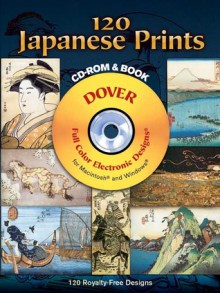 120 Japanese Prints CD-ROM and Book - Hokusai, Hiroshige and Others, Hokusai, Hiroshige and Others