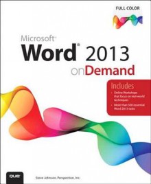 Word 2013 on Demand - Steve Johnson