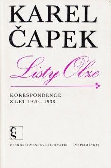 Listy Olze - Karel Čapek