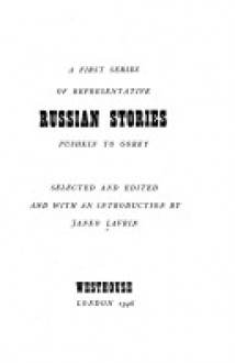 A First Series of Representative Russian Stories: Pushkin to Gorky - Janko Lavrin