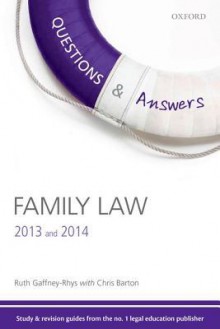 Family Law, 2013 and 2014. - Ruth Gaffney-Rhys, Chris Barton, Mary Hibbs, Penny Booth