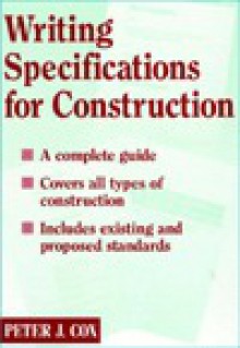 Writing Specifications For Construction - Peter Cox