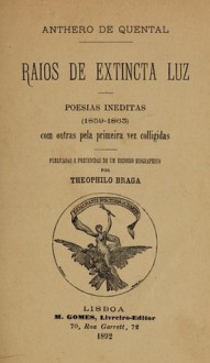 Raios de extincta luz - Antero de Quental