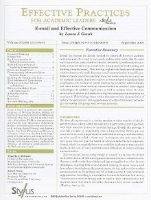 E-mail and Effective Communication: Issue 3 - Laura J. Gurak