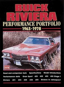 Buick Riviera 1963-78 Performance Portfolio - R.M. Clarke