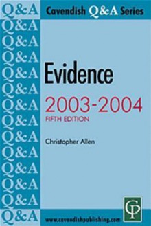 Evidence: Q & A Series (Q & a Series) - Christopher Allen