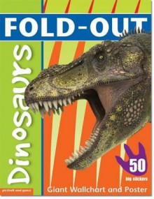 Fold-Out Dinosaurs Sticker Book - Dominic Zwemmer